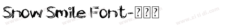 Snow Smile Font字体转换